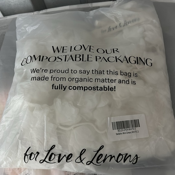 For Love And Lemons Bellatrix Mini Dress, Size Small - Picture 5 of 6